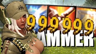 Vindictus Reworked Hammer Fiona Gameplay 마비노기 영웅전 대형 방패 해머 피오나 데모