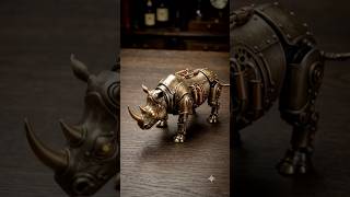 Steampunk Cylinder to Rhino &amp; Desert Scorpion Transformation! 🦏🦂 #Shorts