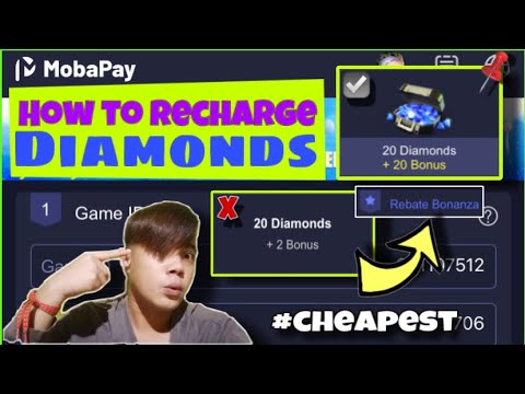 HOW TO RECHARGE DIAMONDS ON MOBILE LEGENDS USING MOBA PAY | CHEAPEST ...
