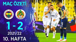 Fenerbahçe 1-2 Aytemiz Alanyaspor MAÇ ÖZETİ | 10. Hafta - 2021/22 Resimi