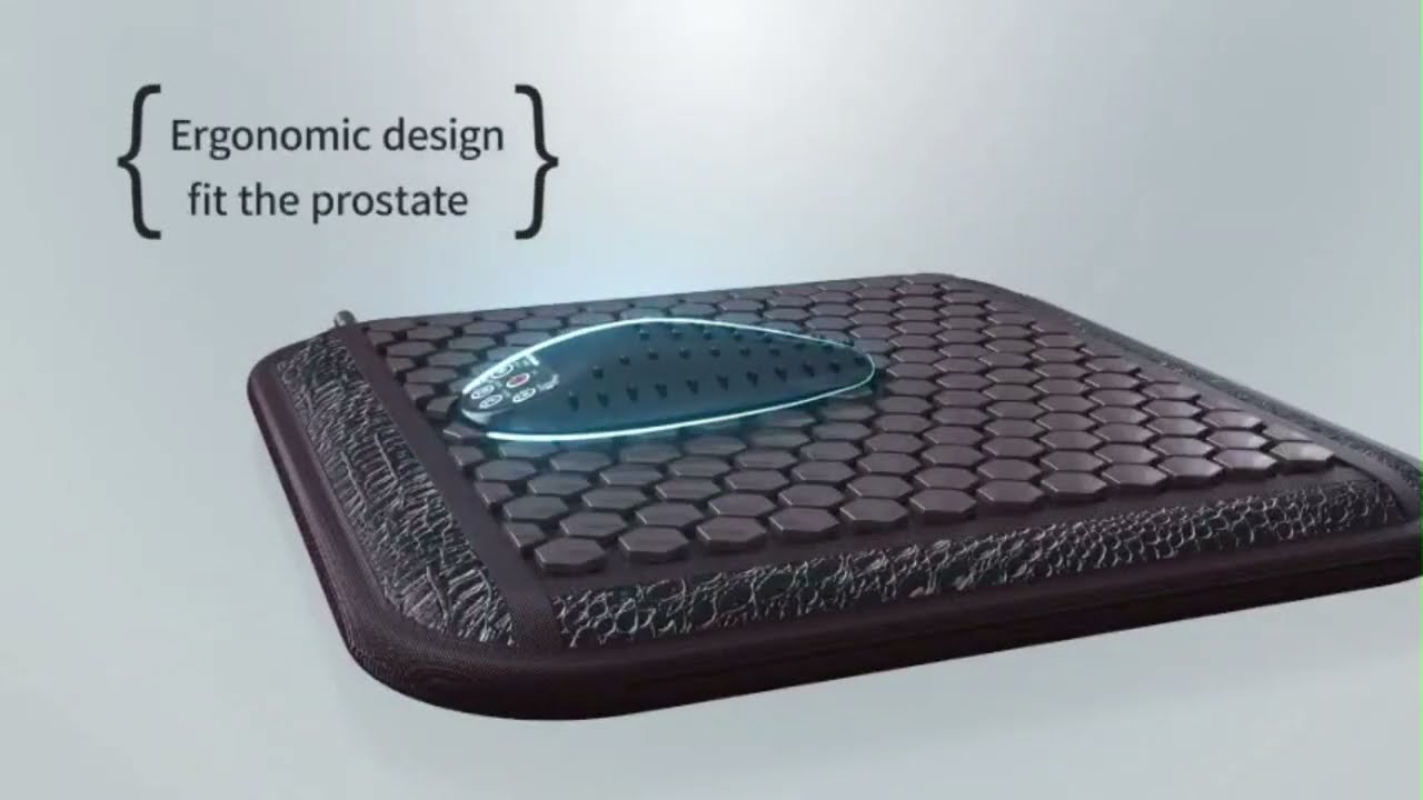 ARG Tourmaline Thermal Massage Seat | Tourmaline Far Infrared Heating Prostate Massager Pad