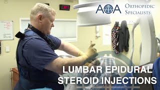 AOA Orthopedic Specialists - Dr. Troy Foster - Lumbar Epidural Steroid Injection