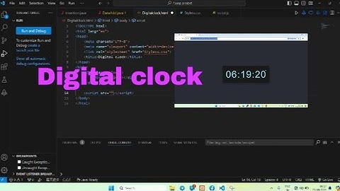 Digital clock using html, css, js || #trending #viral #video #blogs #clock  #project