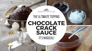 Chocolate crack sauce – 1-minute video! this really delicious works
best when served over something cold like ice cream, or frozen yoghurt
...