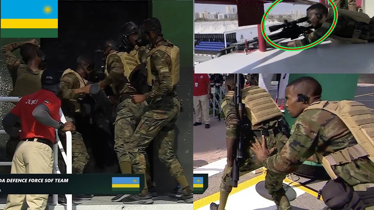 VIDEO🚨UMUNSI WA2 DORE UKO SPECIAL FORCE ZA RDF DUBAI ZITWAYE MURI UAE SWAT Challenge 2026