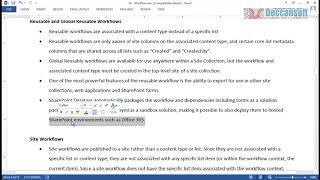 Sharepoint Tutorial | Types of Workflow