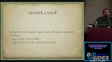 Special Teams04 Snort Beyond IDS Open Source Application and File Control Adam Hogan