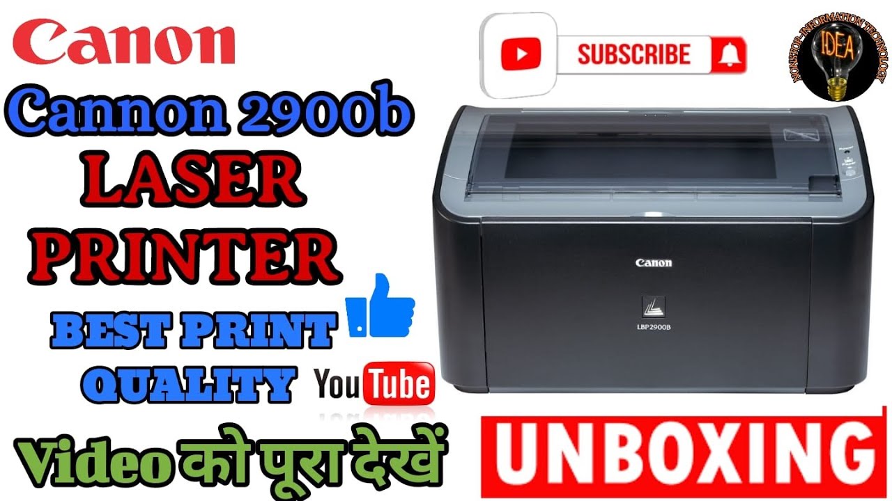 CANON LBP 2900B PRINTER - YouTube