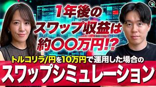 【トルコリラ/円】1年間でどれだけ増える？/準備資金10万円スワップシミュレーション/下落でも耐えられるレバレッジは？円安&リラ安局面はスワップ投資初心者向き？【FX新興国通貨特集8月号|松井証券】