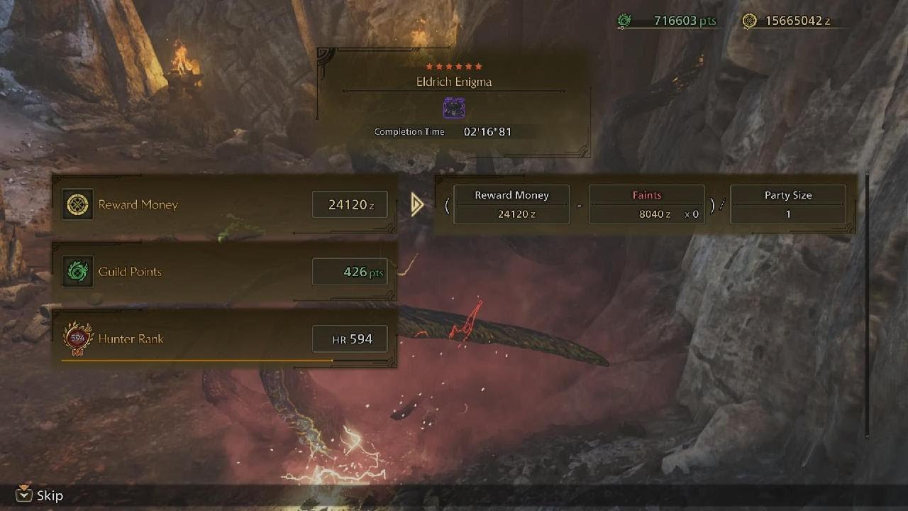 MH Wilds Xu Wu 6 Star Event Quest Eldritch Enigma Long Sword 