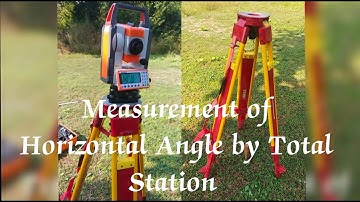 Measurement of Horizontal Angle by Total Station ll Civil Engg. ll Practical