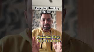 Exception Handling in C# Explained in Hindi | Try Catch Finally | .NET Basics | Part 1