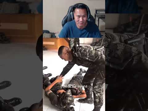 Chinese military test soldiers gun snatch test