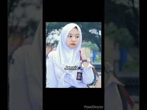 Blackpink girls look with hijab 😘🥰❤️ #blackpink