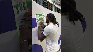 You guys already making Trevon feel at home 🥹