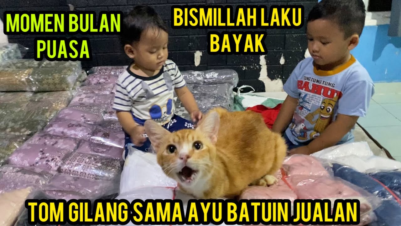Kucing Tom Seneng Banget Jualan Di Bulan Puasa Buat Tambahan Beli Ikan ‼️
