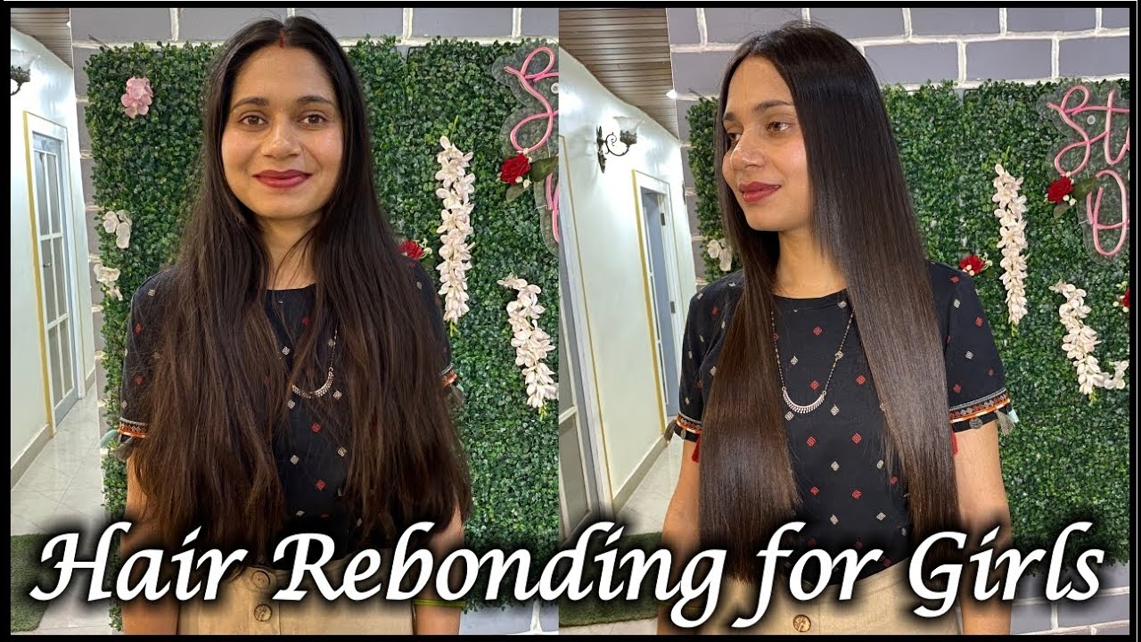 Hair Rebonding for Girls Rebonding hair treatment Style Ocean YouTube