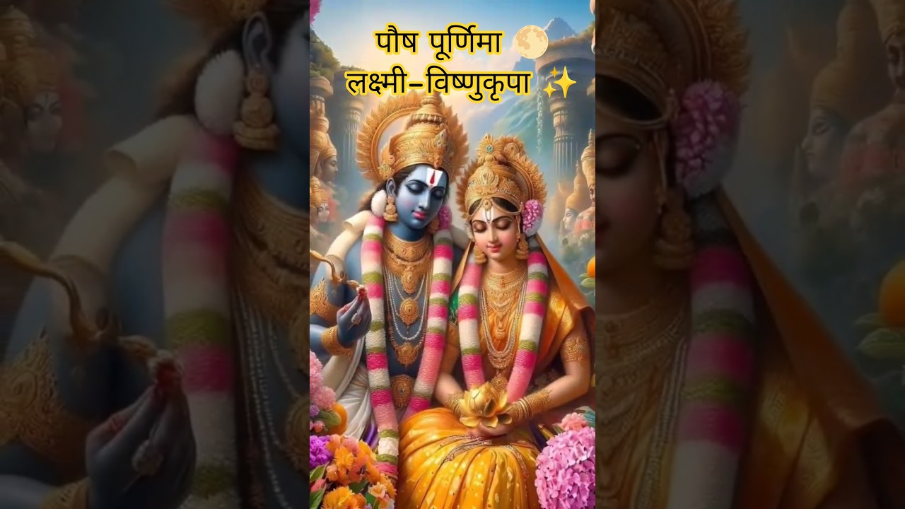 पौष पूर्णिमा 2026 🌕 लक्ष्मी–विष्णु जी की अपार कृपा | धन और सौभाग्य वर्षा 💰✨