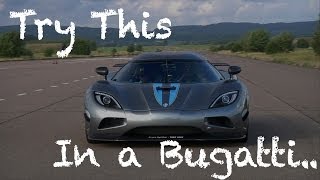 Koenigsegg Agera R owns Bugatti Veyron