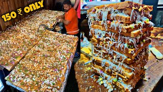 GOLI की speed से बेचते है BAHUBALI SANDWICH 😳😳 हर आधे घंटे में बेचते हैं 100 SANDWICH 😱⚠️