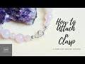 How to Attach a Clasp - Make a Beaded Bracelet - Jewellery Making Tutorial