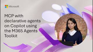 MCP with declarative agents on Copilot using the M365 Agents Toolkit