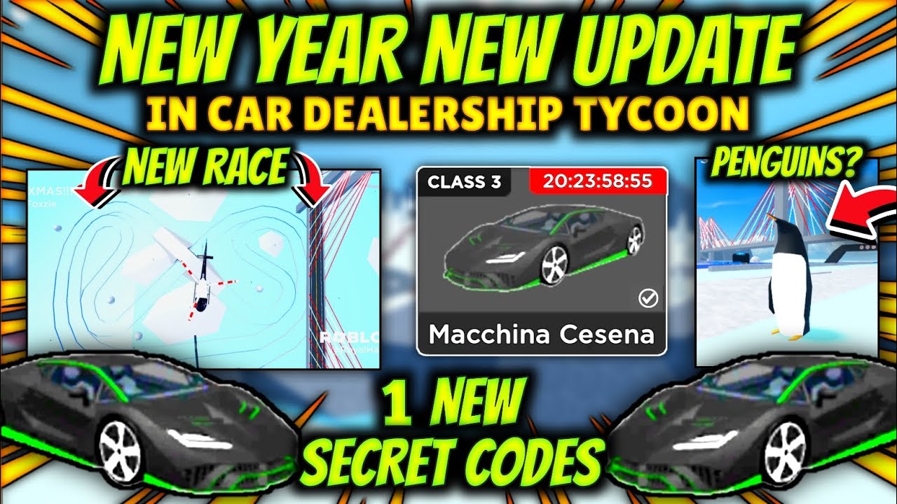 New Year Update In Car Dealership Tycoon Limited Car Car Dealership Tycoon New Update YouTube