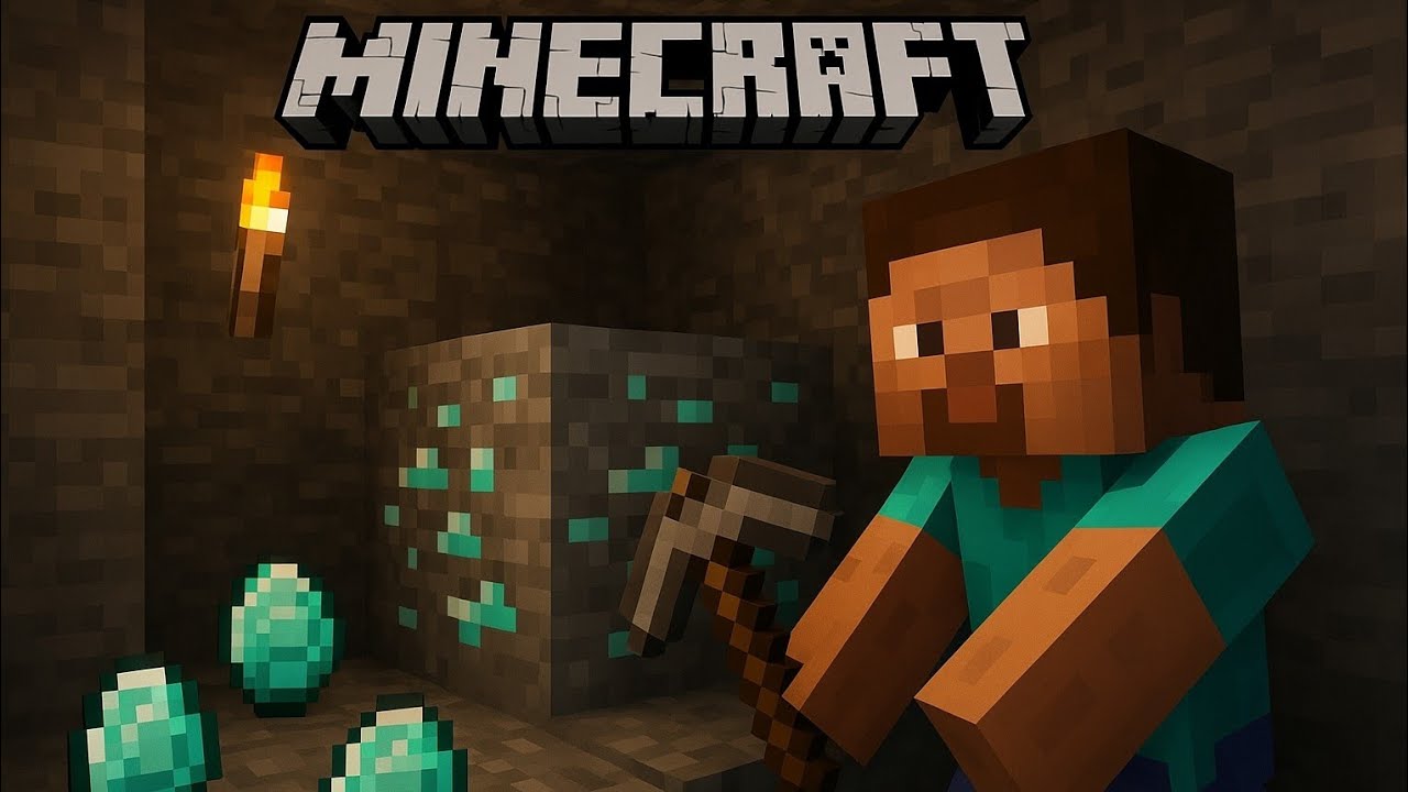 Mining Diamonds... Minecraft Survival Series Part 2 - YouTube