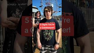 5 Signs Youre A Gatekeeper emo alternative punk goth scene