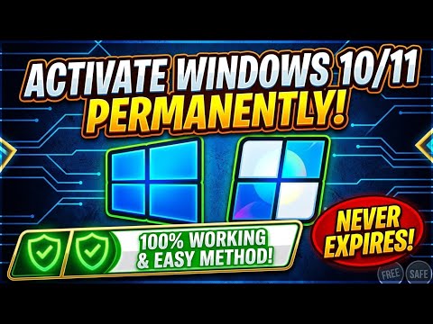 How to Activate Windows 10 & 11 Permanently (2026 FREE Method) | using powershell | all windows