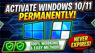 Information How to Activate Windows 10 & 11 Permanently (2026 FREE Method) | using powershell | all windows Update