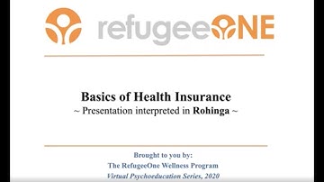 Basics of Health Insurance (Rohingya Interpretation)
