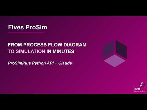 From Process Flow Diagram to Simulation in Minutes | ProSimPlus Python API + Claude