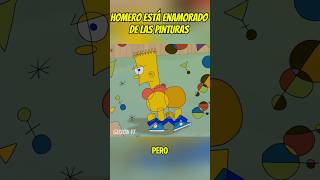 Homero está enamorado de más pinturas #lossimpson Bart lisa