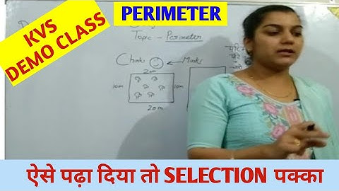 Perimeter demo class by story telling|Maths Demo class for KVS|demo class| KVS Interview Preparation