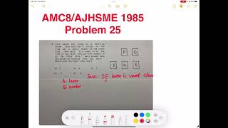 AMC 8 / AJHSME 1985 Problem 25