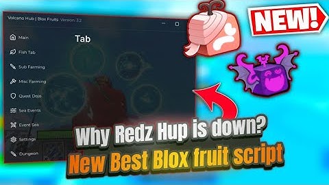 Why Redz Hub Is Down? 🤔 Message from the Developer & New Best Blox Fruits Script 100% Working! 🔥