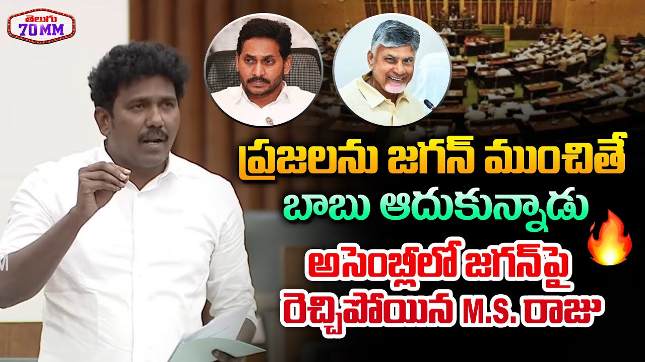 Ms Raju Tdp TDP MLA MS Raju Speech in AP Assembly | Chandrababu | YS Jagan | Telugu ...