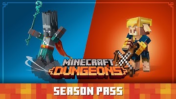 Minecraft Dungeons Season Pass: Howling Peaks & Flames of the Nether DLC Mashup