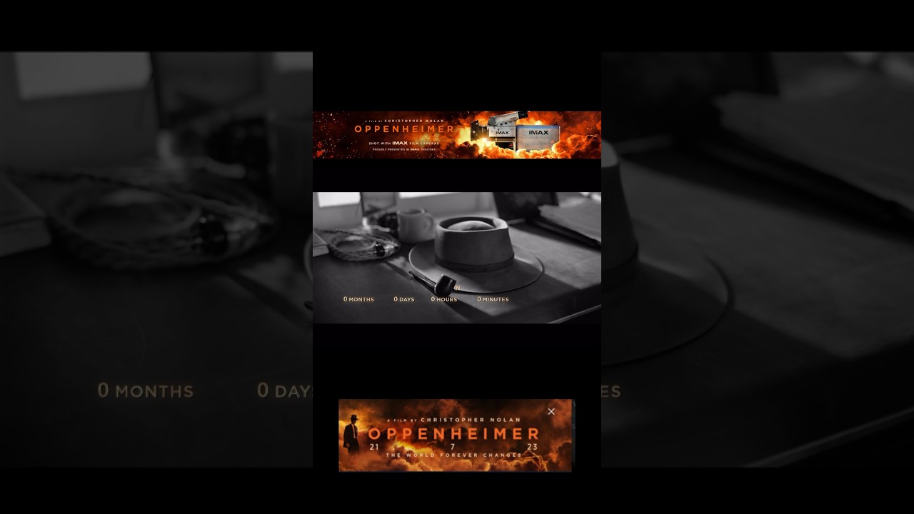 Oppenheimer teaser trailer / announcement