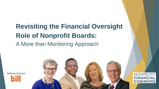 Revisiting the Financial Oversight Role of Nonprofit Boards: A More than Monitoring Approach