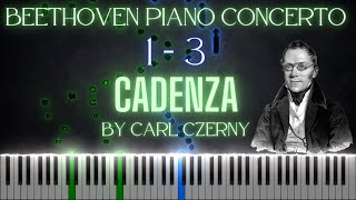 Carl Czerny: Cadenza For Beethoven's Piano Concerto  No. 1 Op. 15 (Movement 3)