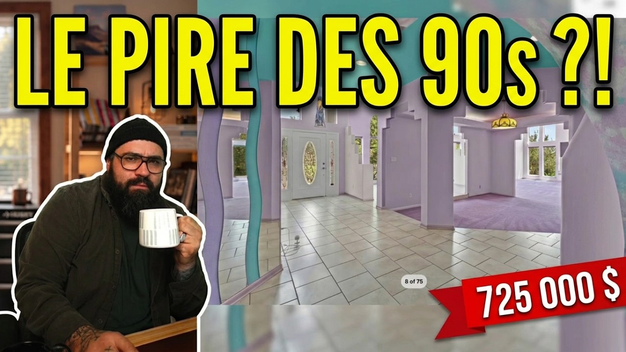 Pourquoi cette maison à 725K $ ressemble à un décor télé des années 90 ?!