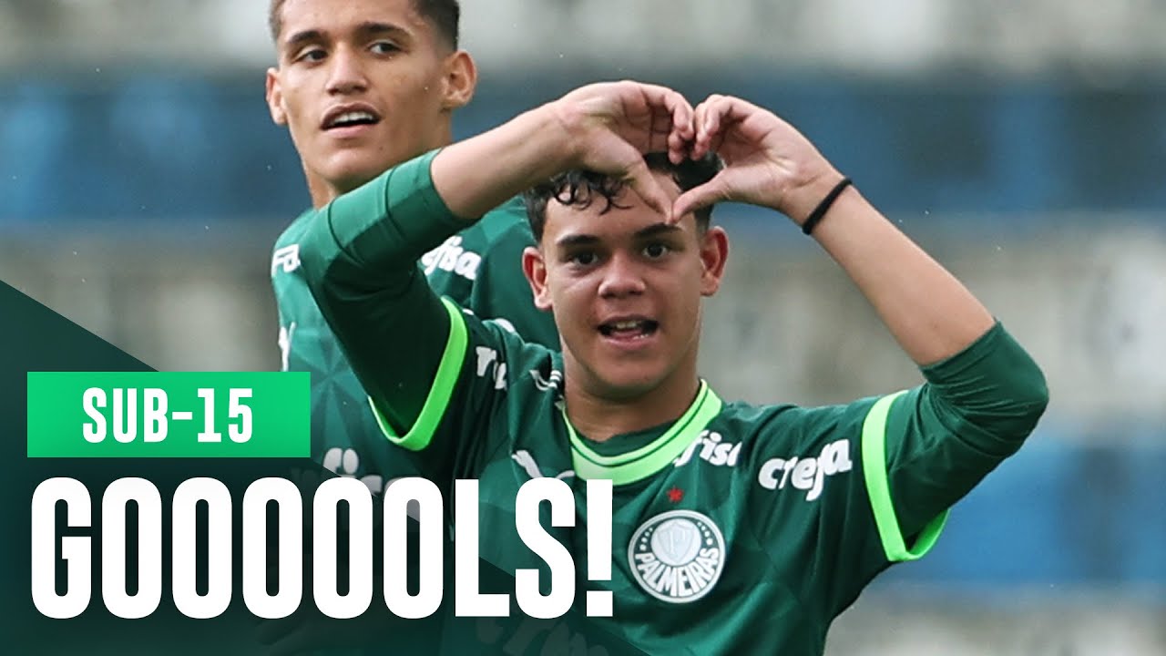 Com emoção e goleada, Palmeiras conquista os títulos do Paulistão Sub-15 e  Sub-17, palmeiras