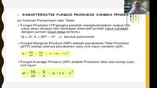 Pembahasan soal fungsi Produksi satu variabel