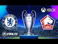 FIFA 22 - Chelsea vs. Lille - 1/8 UEFA CHAMPIONS LEAGUE - Full Match XBOX Gameplay - HD