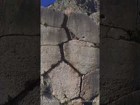 The Mysterious Polygonal Wall of Delphi, Greece | Megalithomania #shorts