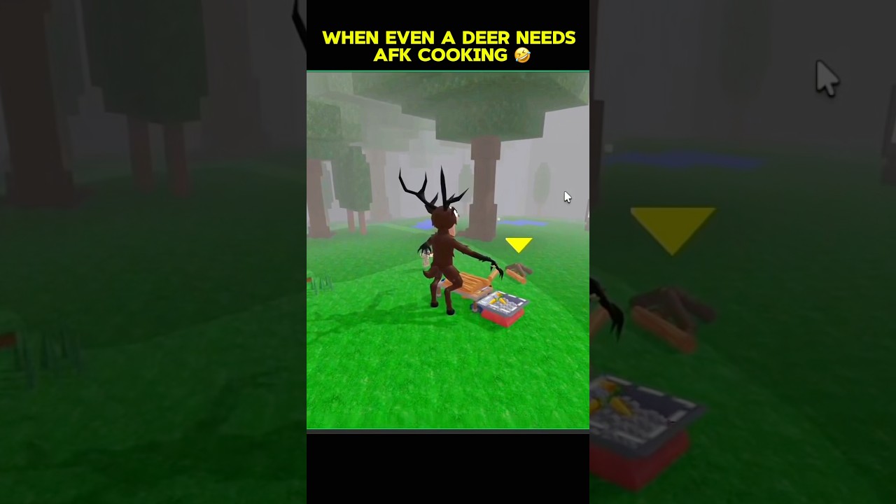 Deer Need some best trick 😁 || 99 night in the forest