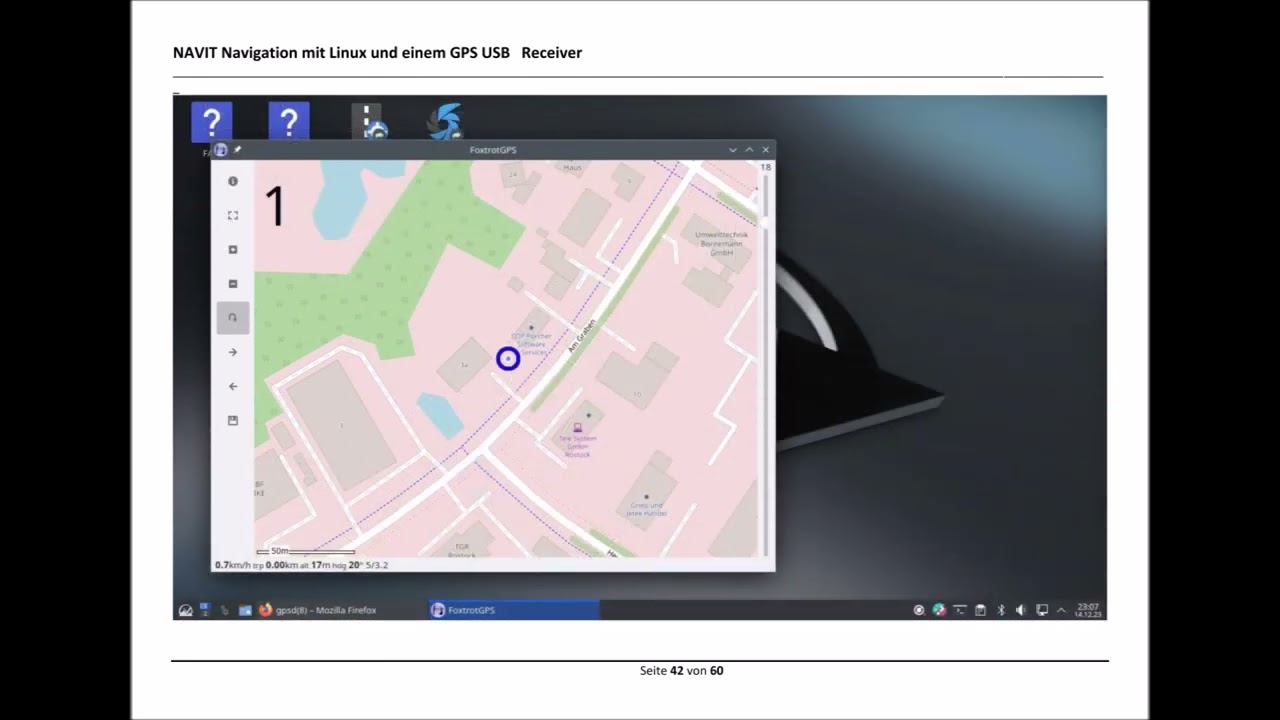 Navit  - Navigation mit GPS für Linux Notebooks