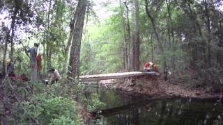 Timelapse of the bridge building over Alligator Creek on the Camp Blanding section of the Florida Trail.